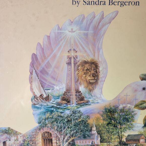 Dove of Hope Jigsaw Puzzle 1000 Piece Sandra Bergeron 2001 New Sealed SunsOut - Picture 5 of 14
